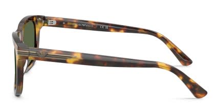 Emporio Armani EA4282U Tortoise, Brown, Green glasses - Tortoise / Brown - Side View