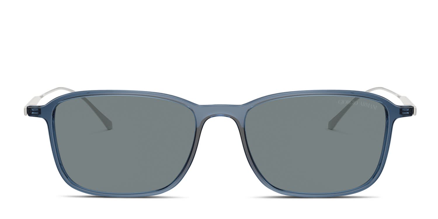 Giorgio Armani AR8264U Clear, Blue glasses - Clear / Blue - Frontal View