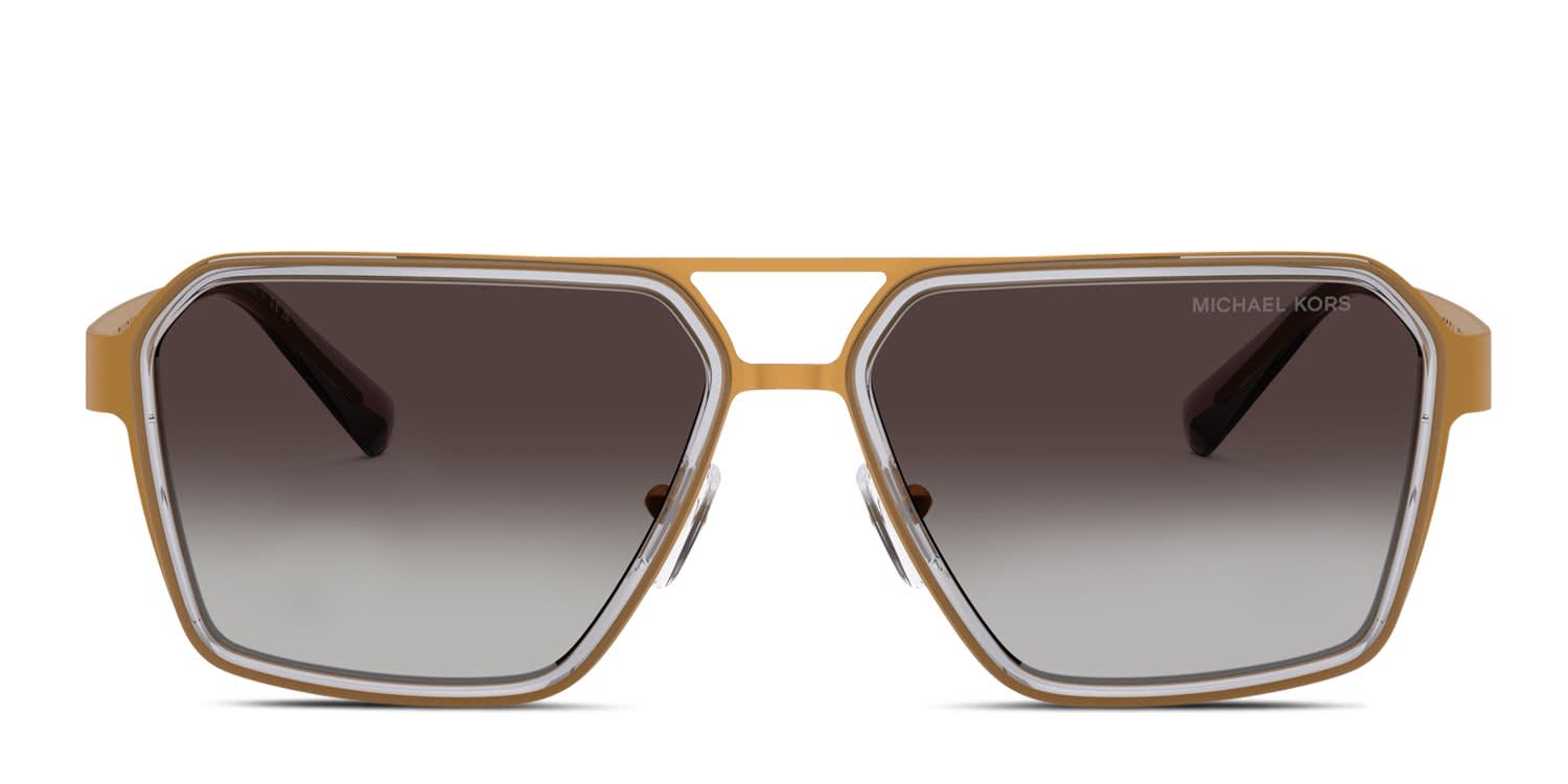 Michael Kors MK1188 Oxford Yellow, Gold, Gray glasses - Yellow / Gold - Frontal View