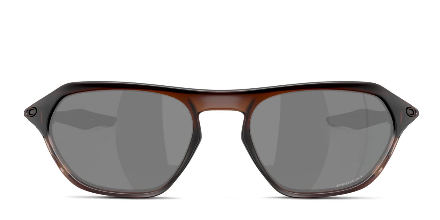 Oakley OO9537 Cage Jacket Brown, Black glasses - Brown - Frontal View