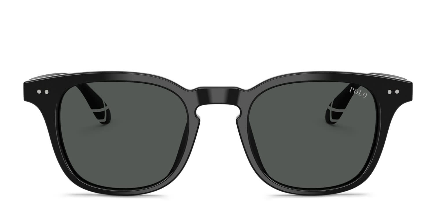Polo Ralph Lauren PH4251U Black, Gray glasses - Black - Frontal View