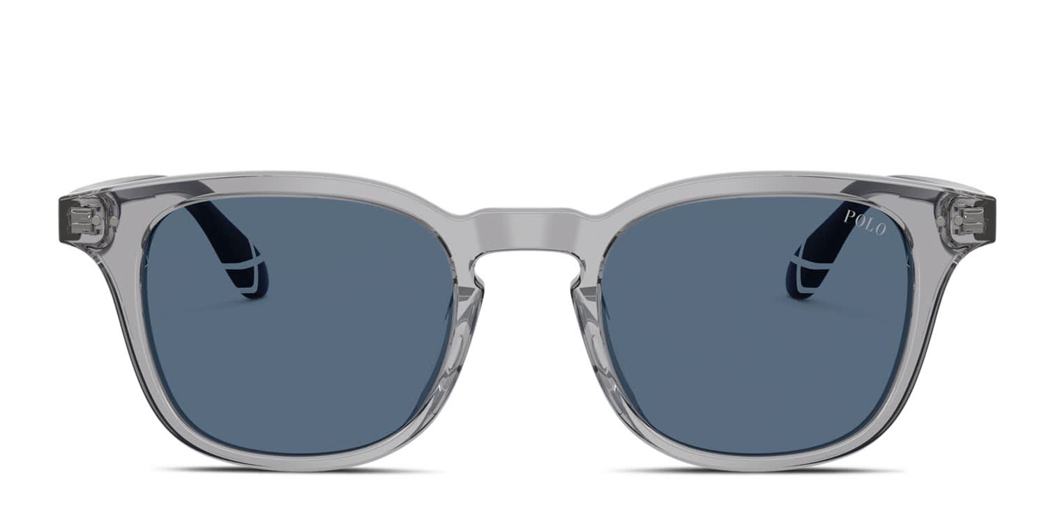 Polo Ralph Lauren PH4251U Clear, Gray, Blue glasses - Clear / Gray - Frontal View