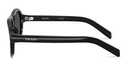 Prada PRD14S Black, Gray glasses - Black - Side View