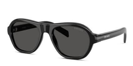 Prada PRD14S Black, Gray glasses - Black - Angle View