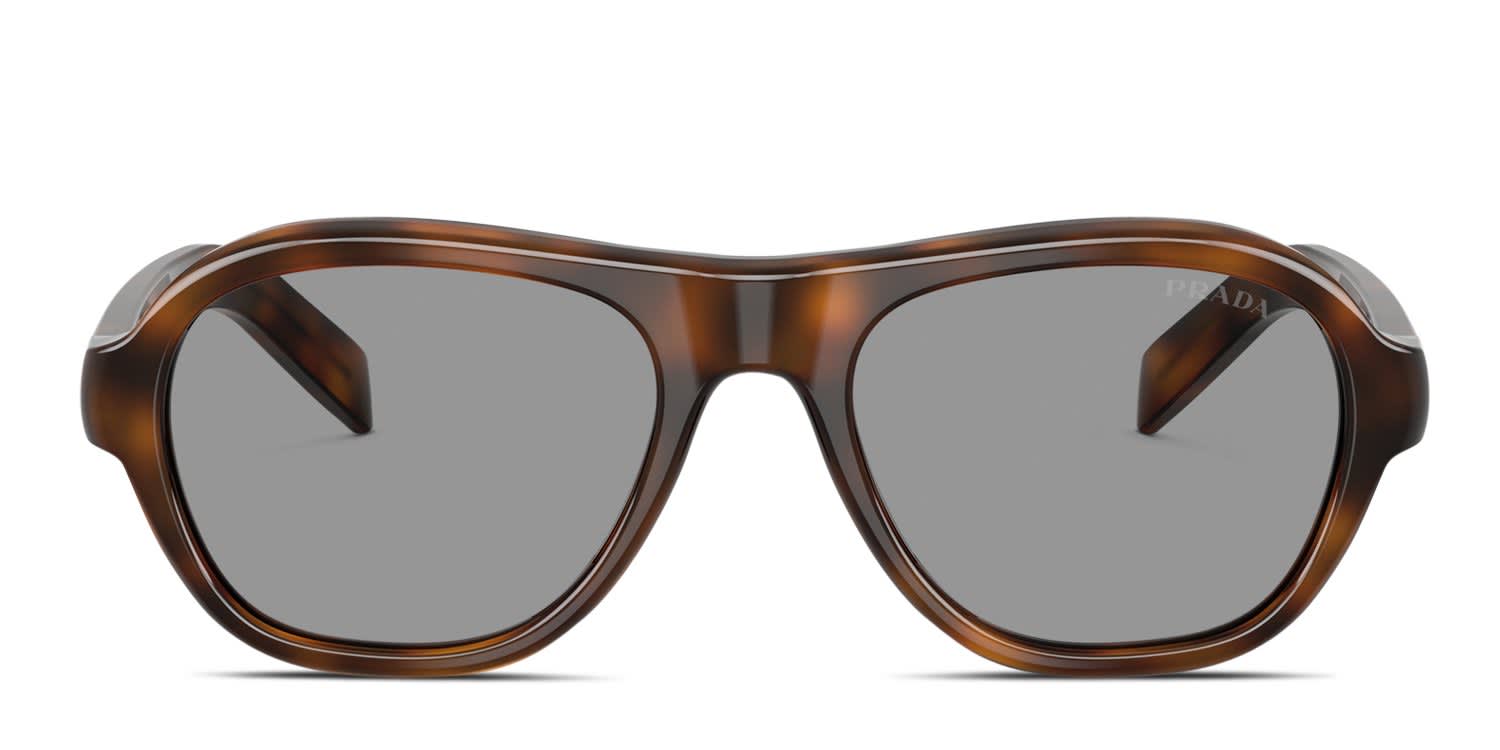 Prada PRD14S Tortoise, Gray glasses - Tortoise - Frontal View