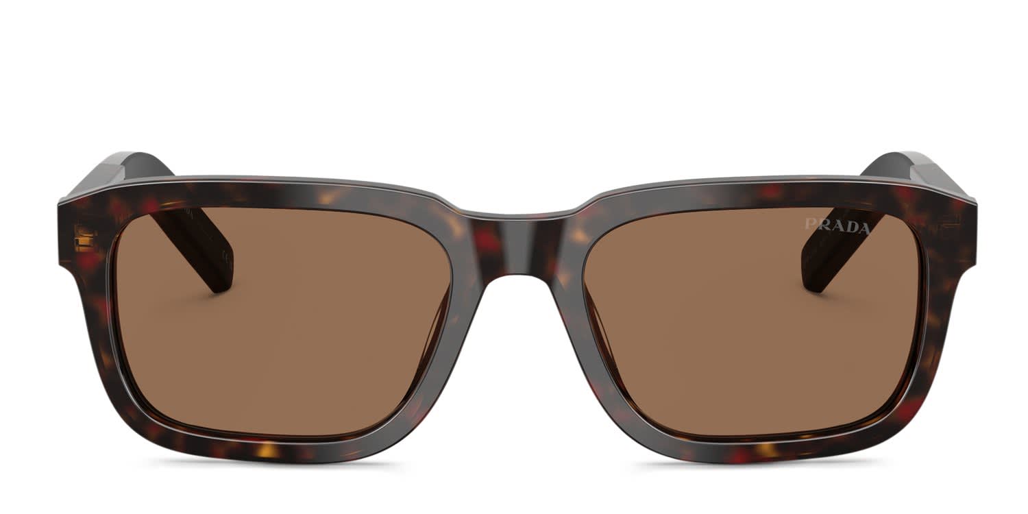 Prada PRD16S Tortoise, Brown glasses - Tortoise - Frontal View