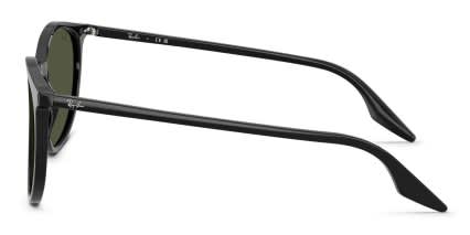 Ray-Ban RB2204 Black, Green glasses - Black - Side View