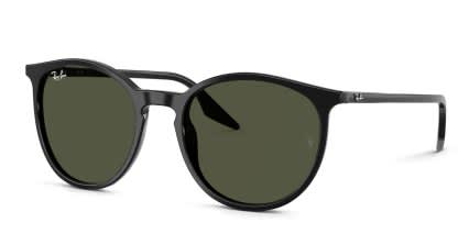 Ray-Ban RB2204 Black, Green glasses - Black - Angle View
