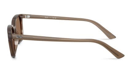 Ray-Ban RB4456 Zaya Brown glasses - Brown - Side View
