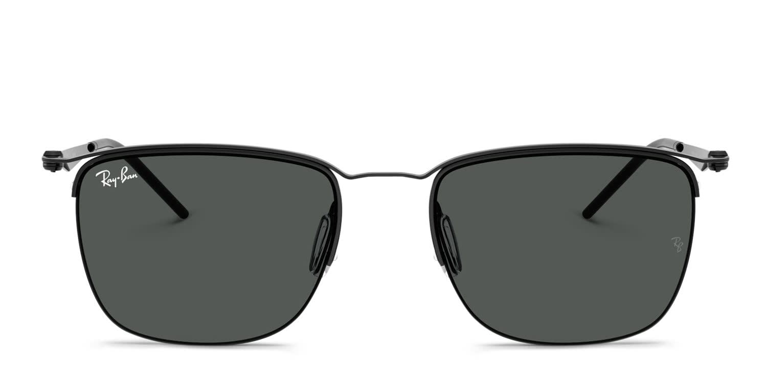 Ray-Ban RB8550 Black, Gray glasses - Black - Frontal View