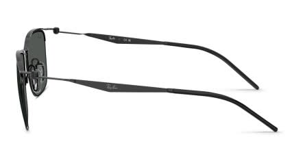Ray-Ban RB8550 Black, Gray glasses - Black - Side View