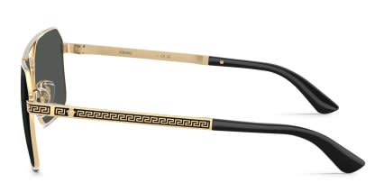 Versace VE2306 Gold, Gray glasses - Gold - Side View
