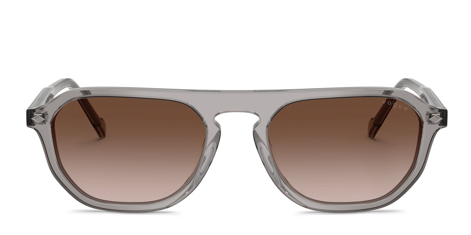 Vogue VO5752S Gray, Brown glasses - Gray - Frontal View