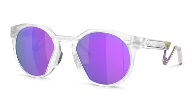 Oakley OO9279 HSTN Metal clear frame with PRIZM violet lenses
