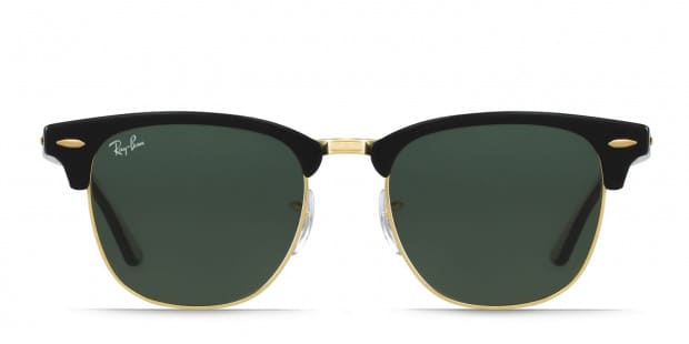 Ray-Ban RB3016 Clubmaster Black/Gold Prescription Sunglasses