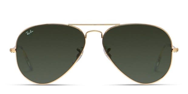 Ray-Ban RB3025 Gold Prescription Sunglasses - 50% Off Lenses