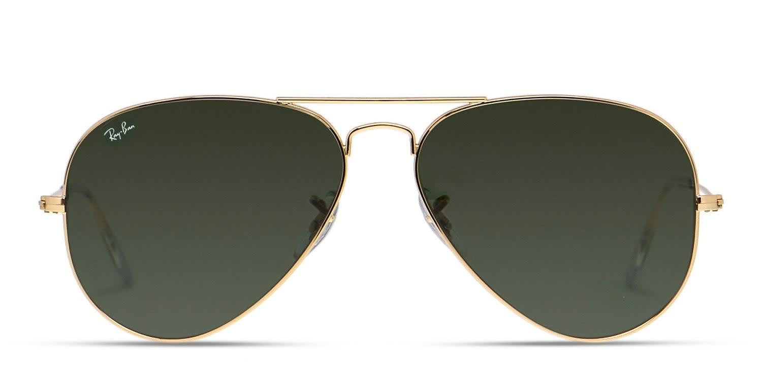 Ray Ban Rb3025 Gold Prescription Sunglasses