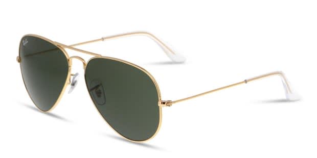 Ray-Ban RB3025 Gold Prescription Sunglasses - 50% Off Lenses display picture 2