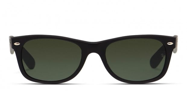 Ray-Ban 2132 New Wayfarer Black Prescription Sunglasses - 50% Off Lenses