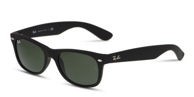 Ray-Ban 2132 New Wayfarer Black Prescription Sunglasses - 50% Off