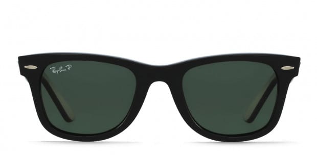 Ray-Ban RB2140 Wayfarer Black Polarized Prescription Sunglasses