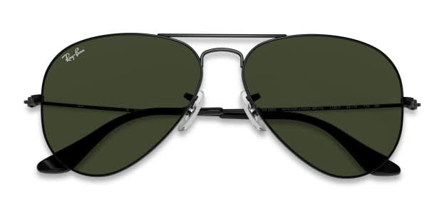 Ray-Ban RB3025 Black Prescription Sunglasses - 50% Off Lenses