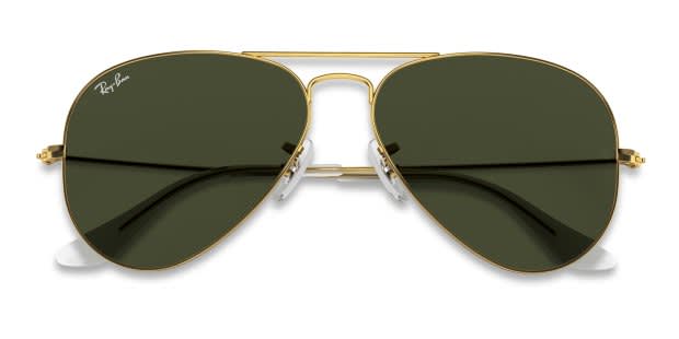 Ray-Ban RB3025 Gold Prescription Sunglasses - 50% Off Lenses