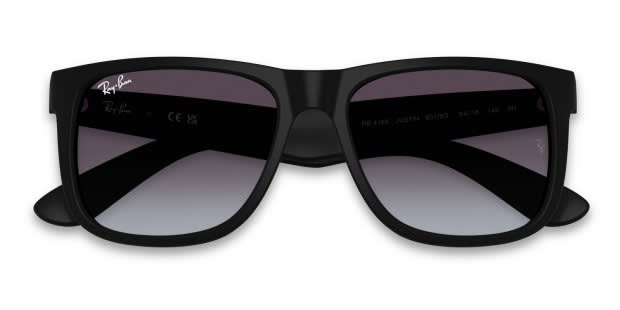 Ray-Ban 4165 Justin Black Prescription Sunglasses - 50% Off Lenses