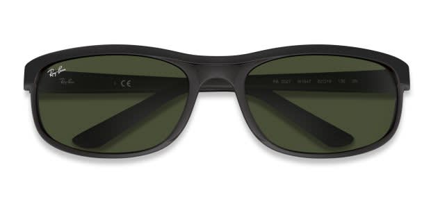 Ray-Ban RB2027 Predator 2 Black, Green Prescription Sunglasses