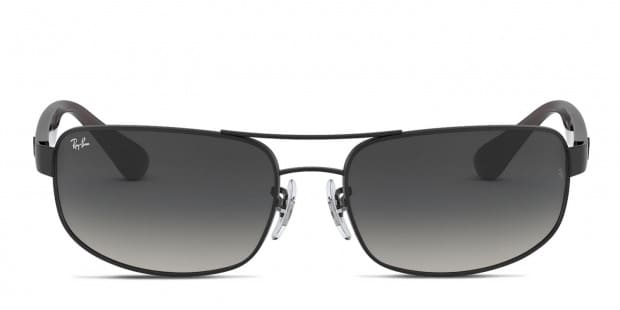 Ray Ban RB3445 Black Gray Prescription Sunglasses