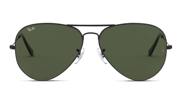 RayBan RB3026 62□14 大きめ Aviator アビエーター Ray-Ban 3026 Aviator Large Metal Black Prescription Sunglasses