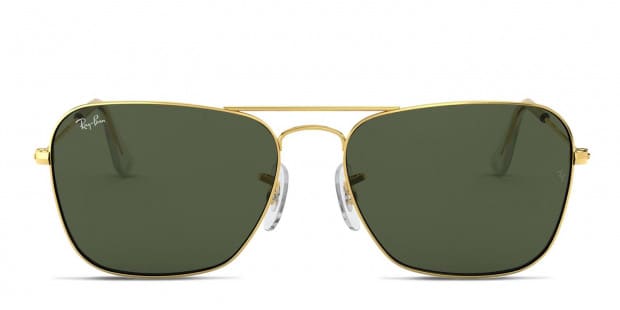 Ray Ban Caravan RB3136 Gold Prescription Sunglasses 50 Off Lenses