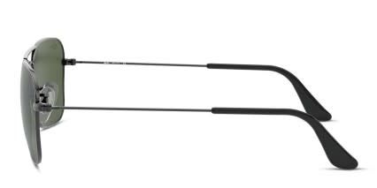 Ray-Ban Caravan RB3136 Gunmetal glasses - Gunmetal - Side View
