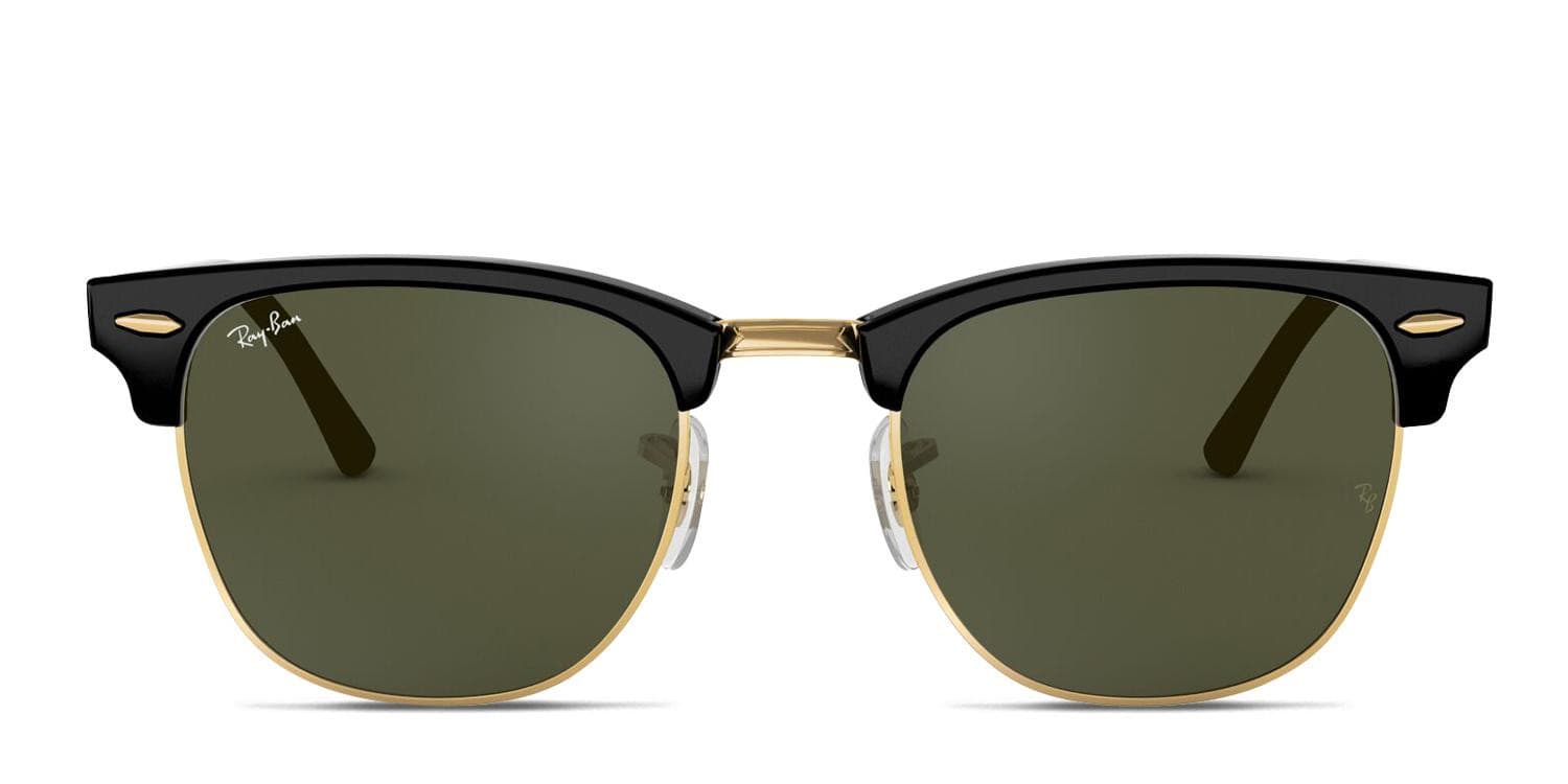 Ray-Ban RB3016 黒/ゴールド　49◻︎21 サングラス Ray-Ban RB3016 50 - Sunglasses Prescription Gold Black, Clubmaster 小物