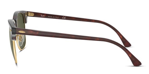 Ray-Ban RB3016 Clubmaster Tortoise, Gold Prescription Sunglasses