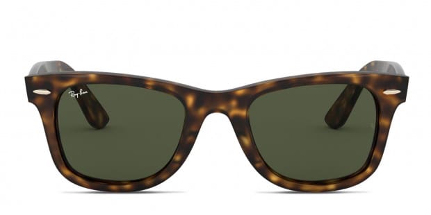 Ray-Ban 4340 Wayfarer Tortoise/Green Prescription Sunglasses