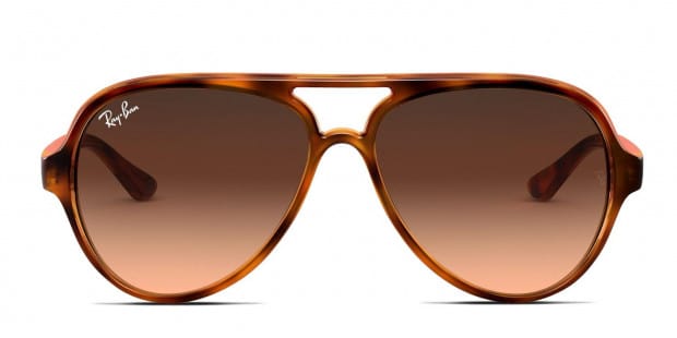 Ray Ban RB4125 Cats 5000 Brown Tortoise Prescription Sunglasses