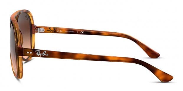 Ray Ban RB4125 Cats 5000 Brown Tortoise Prescription Sunglasses