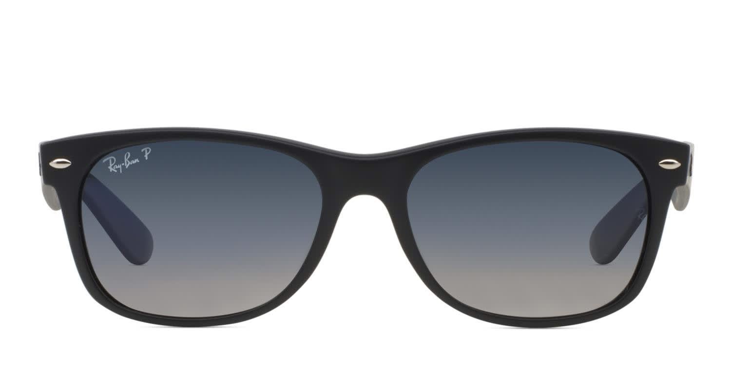 Ray-Ban RB2132 New Wayfarer Matte Black Prescription Sunglasses