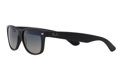 Ray-Ban RB2132 New Wayfarer Matte Black glasses - Matte Black - Angle View