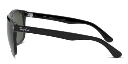 Ray-Ban RB4147 Boyfriend Black, Green glasses - Black / Green - Side View
