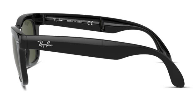 Ray-Ban 4105 Foldable Wayfarer Black Prescription Sunglasses - 50