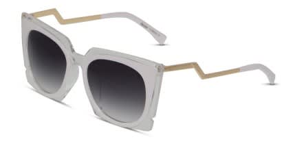 Fordham White glasses - White - Angle View