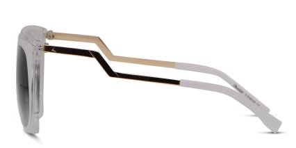 Fordham White glasses - White - Side View