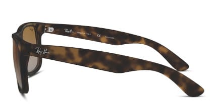 Ray-Ban 4165 Justin Brown, Tortoise glasses - Brown / Tortoise - Side View