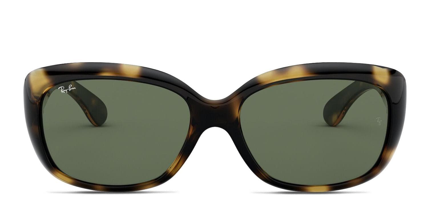 Ray-Ban 4101 Jackie Ohh Tortoise, Green Prescription Sunglasses