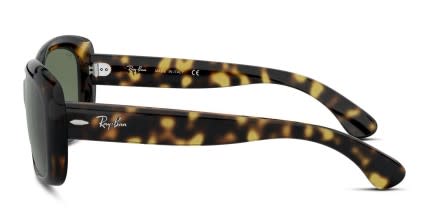 Ray-Ban 4101 Jackie Ohh Tortoise, Green glasses - Tortoise / Green - Side View