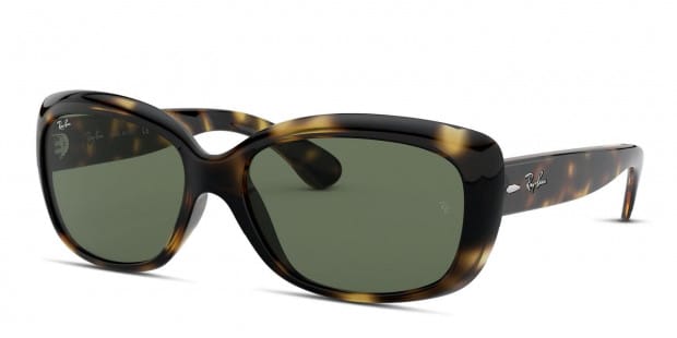 Ray-Ban 4101 Jackie Ohh Tortoise, Green Prescription Sunglasses 