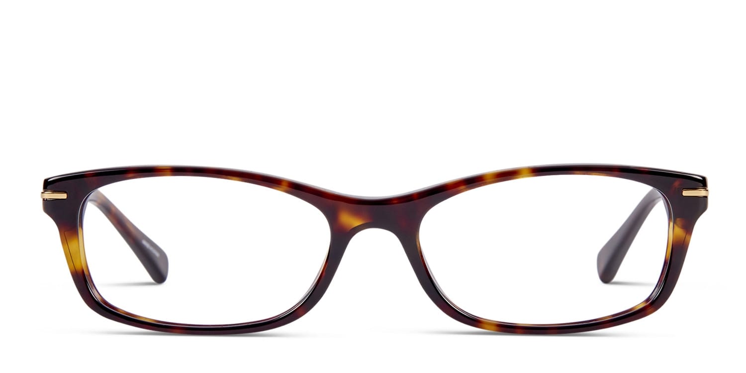 Coach HC6054 Elise Tortoise Eyeglasses | Includes FREE Rx Lenses