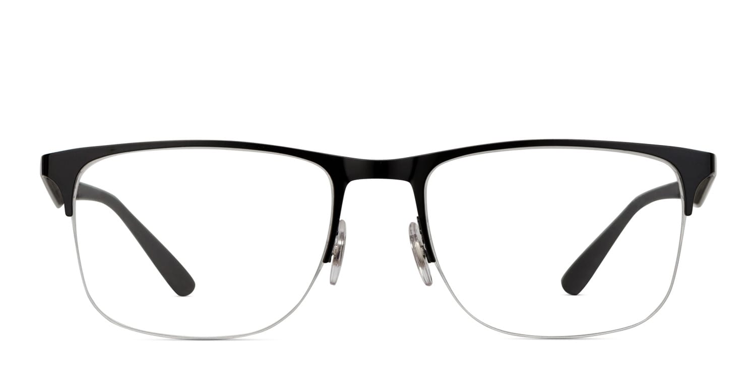 Rayページ RB5362 OPTICS Eyeglasses with Black On Transparent Frame